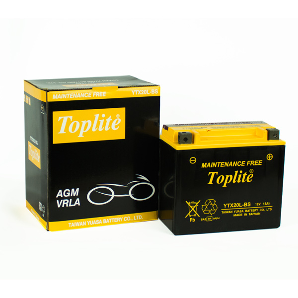 ac quy motor ytx20l toplite 12v18ah