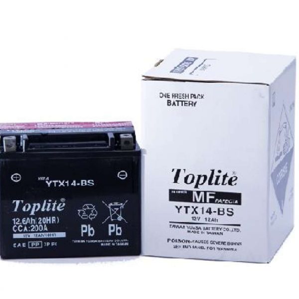 Ac quy toplite YTX14 xe motor